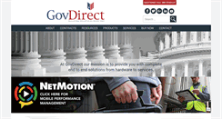 Desktop Screenshot of govdirect.com
