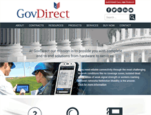 Tablet Screenshot of govdirect.com